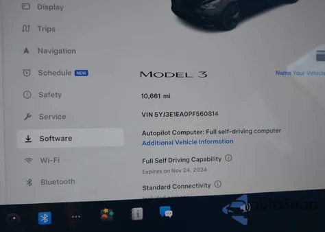 2023 Tesla Model 3 Rear-Wheel Drive z USA, uszkodzony, nr VIN 5YJ3E1EA0PF560814